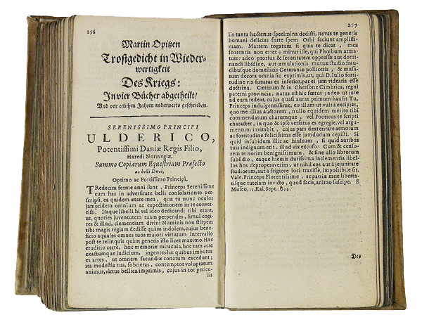 Martin Opitz - Trostgedicht in Widerwertigkeit des Kriegs 